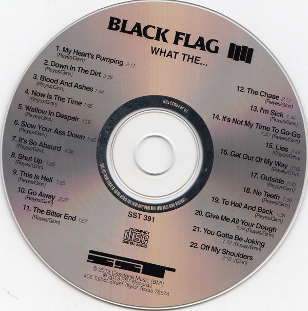 Black Flag : What The... (CD, Album)