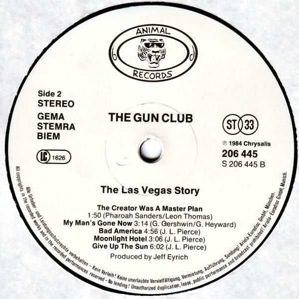 The Gun Club : The Las Vegas Story (LP, Album)