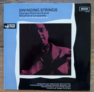 Django Reinhardt And Stéphane Grappelli With Quintette Du Hot Club De France : Swinging Strings (LP, Mono)