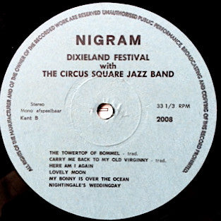 Circus Square Jazz Band : Dixieland Festival With The Circus Square Jazz Band (LP, Album)