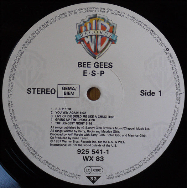 Bee Gees : E·S·P (LP, Album)