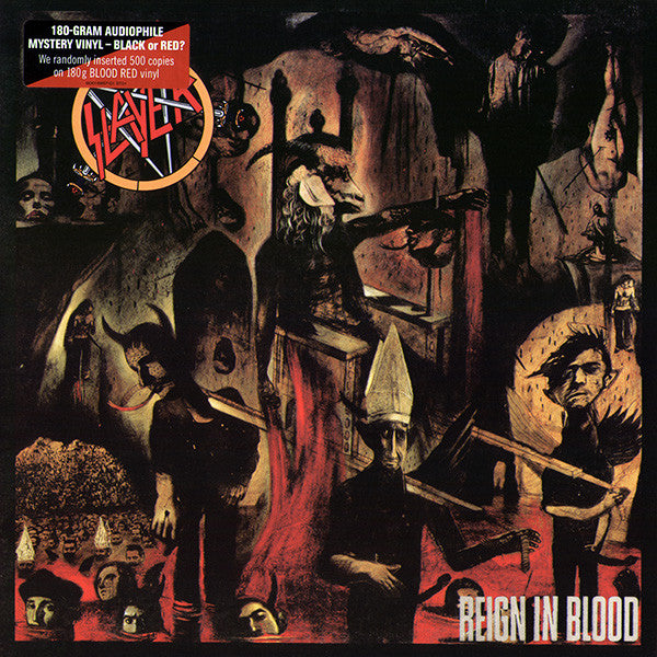 Slayer : Reign In Blood (LP, Album, RE, RM, Red)