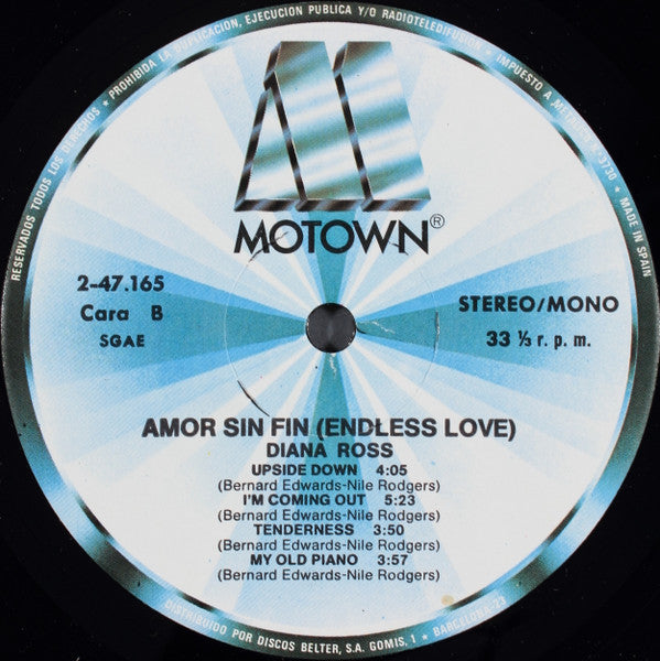 Diana Ross : Amor Sin Fin (Endless Love) (LP, Comp)