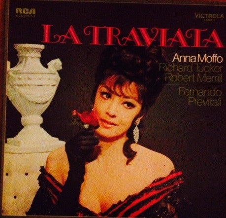 Anna Moffo, Richard Tucker (2), Robert Merrill, Fernando Previtali : La Traviata (3xLP + Box, Album)