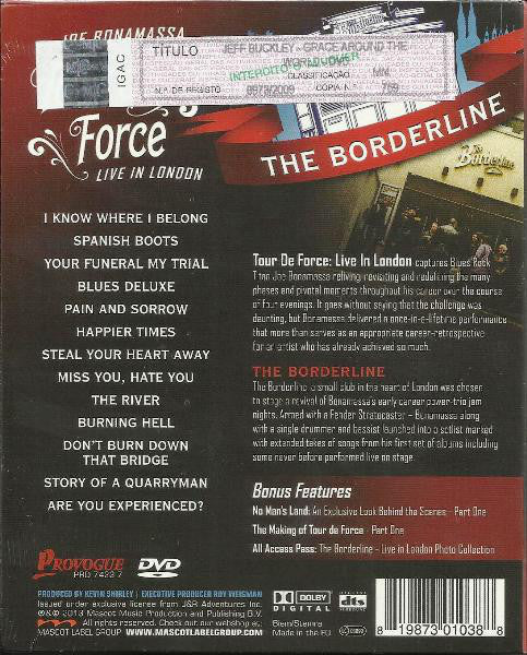 Joe Bonamassa : Tour De Force - Live In London - The Borderline (DVD-V, PAL)