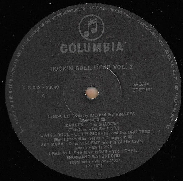 Various : The Rock'n Roll VIP's Vol. 2 (LP, Comp)