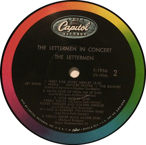 The Lettermen : The Lettermen In Concert (LP, Mono, Scr)