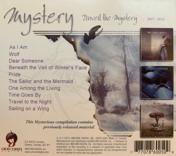 Mystery (3) : Unveil The Mystery (CD, Album, Comp)