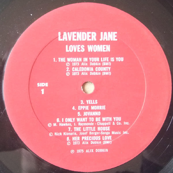 Lavender Jane : Lavender Jane Loves Women (LP, Album, RE, Pin)