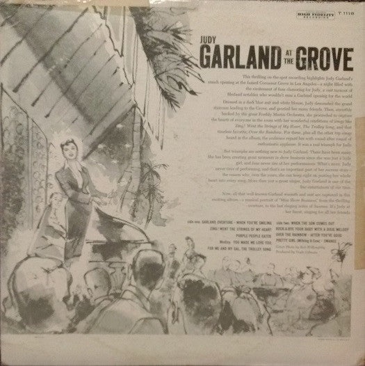 Judy Garland With Freddy Martin And His Orchestra : At The Grove (LP, Album, Mono, RE)