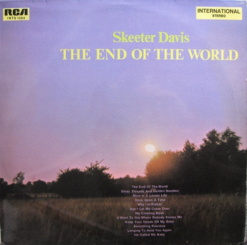 Skeeter Davis : The End Of The World (LP, Album, RE)