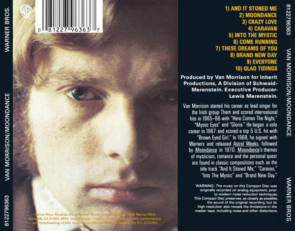 Van Morrison : Moondance (CD, Album, RE, RM)