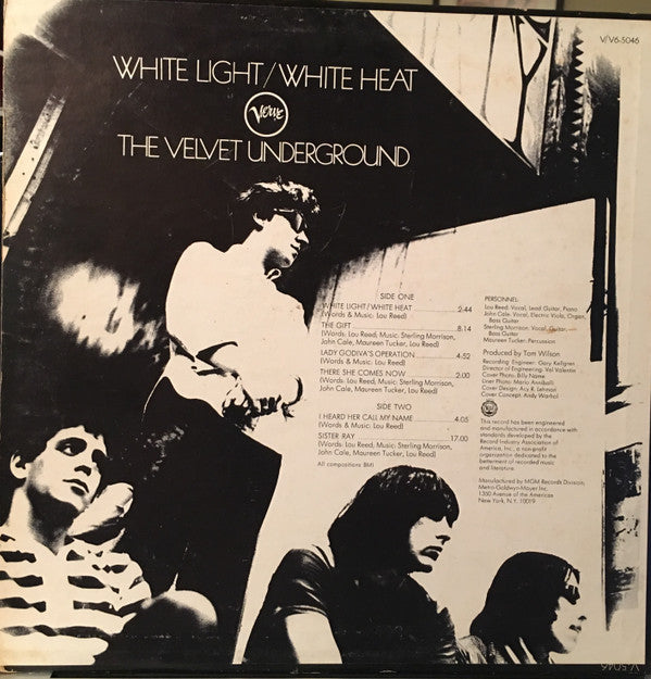 The Velvet Underground : White Light/White Heat (LP, Album, Wes)