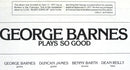 George Barnes : Plays So Good (LP)
