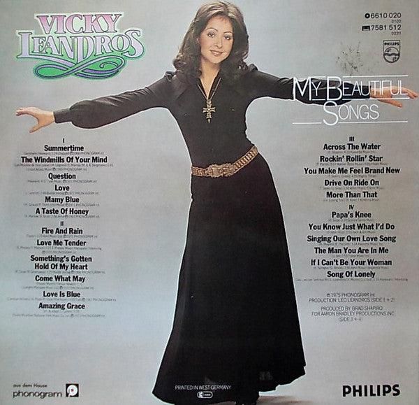 Vicky Leandros : My Beautiful Songs (2xLP, Comp, Gat)