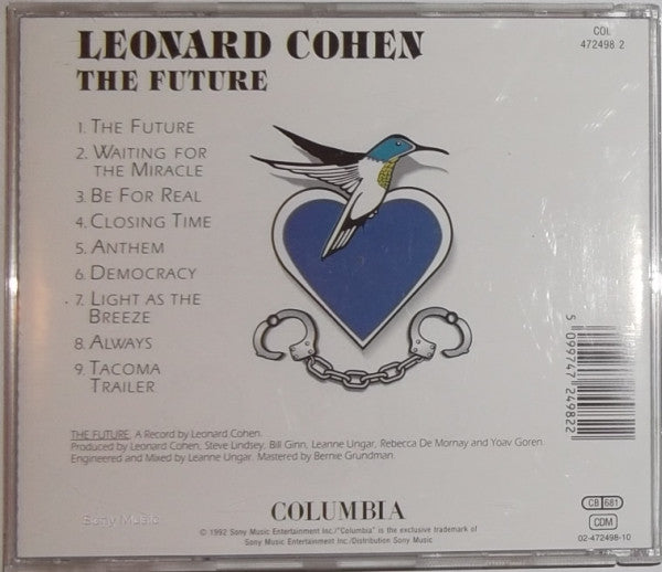 Leonard Cohen : The Future (CD, Album, RE)