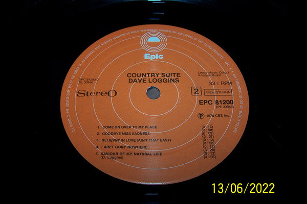 Dave Loggins : Country Suite (LP, Album)
