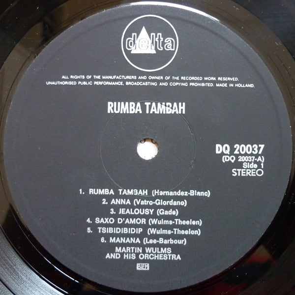 Martin Wulms And His Orchestra : Rumba Tambah (LP, Album)