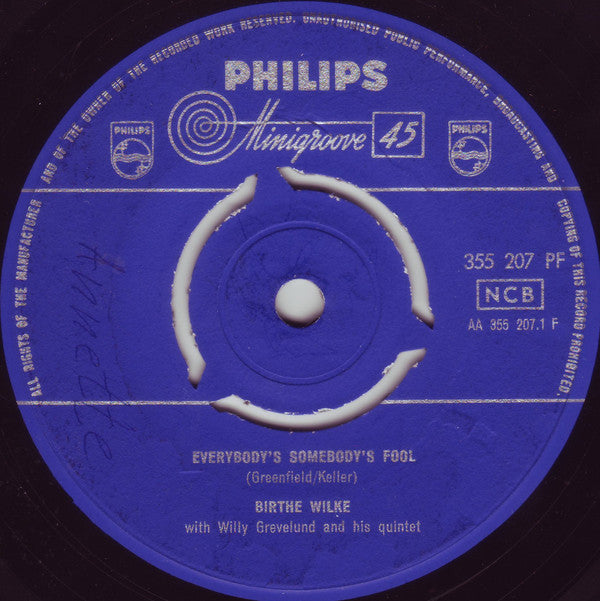 Birthe Wilke : Everybody's Somebody's Fool (7", Single)