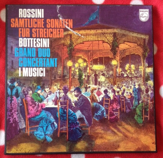 Gioacchino Rossini / Giovanni Bottesini, I Musici : Sämtliche Sonaten Für Streicher / Grand Duo Concertant (2xLP + Box)