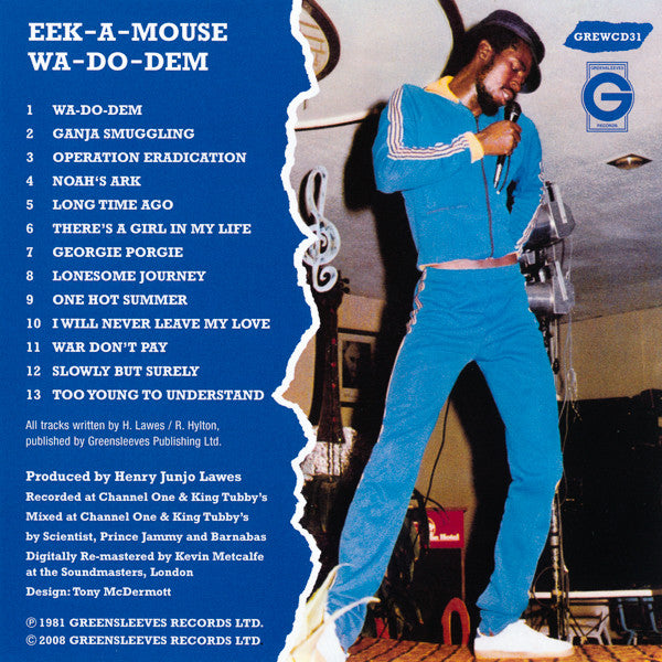 Eek-A-Mouse : Wa-Do-Dem (CD, Album, RE, RM)