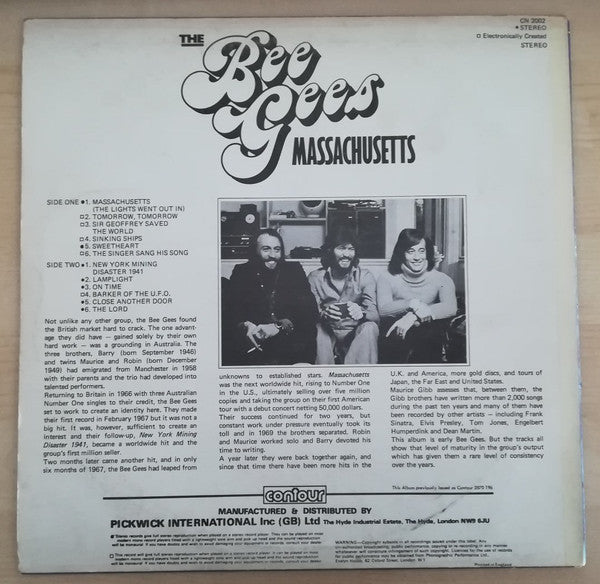 The Bee Gees* : Massachusetts (LP, Comp)