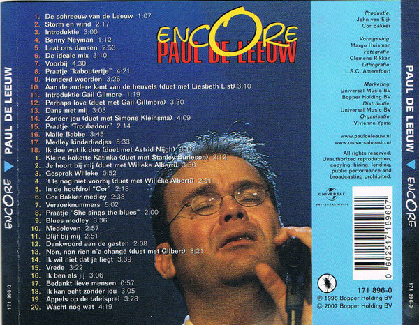 Paul de Leeuw : Encore (2xCD, Album, RE)