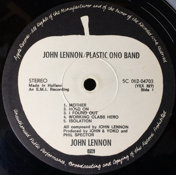 John Lennon / Plastic Ono Band* : John Lennon / Plastic Ono Band (LP, Album)