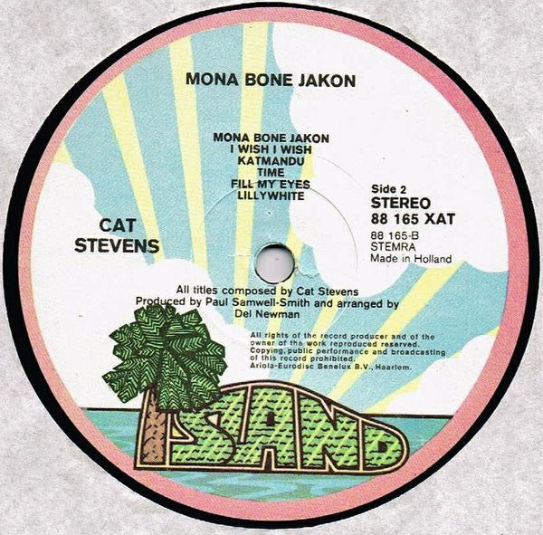 Cat Stevens : Mona Bone Jakon (LP, Album, RE)