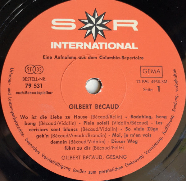 Gilbert Bécaud : Gilbert Bécaud (LP, Comp)