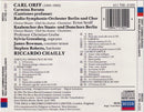Carl Orff - Sylvia Greenberg, James Bowman (2), Stephen Roberts (2), Radio-Symphonie-Orchester Berlin Und Rundfunkchor Berlin, Riccardo Chailly : Carmina Burana (CD, Album)