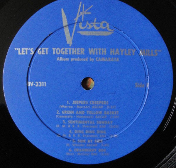 Hayley Mills : Let's Get Together With Hayley Mills (LP, Album, Mono)