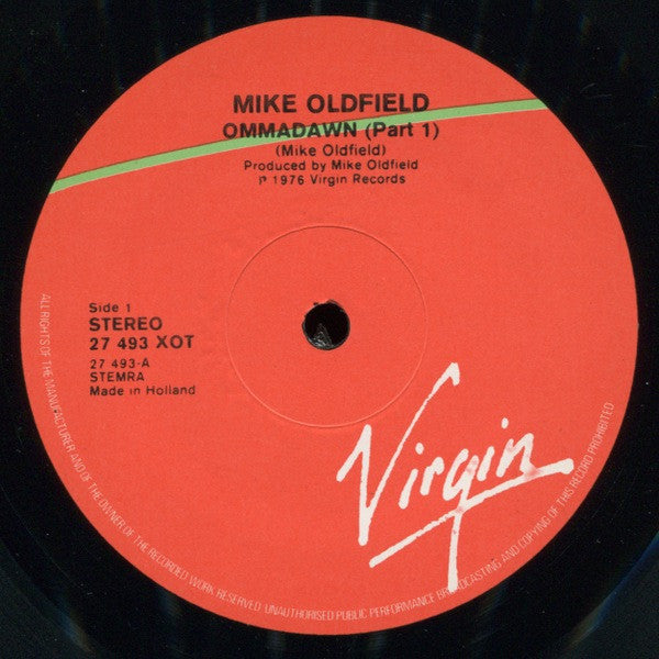 Mike Oldfield : Ommadawn Featuring "In Dulci Jubilo" (LP, Album, RE)
