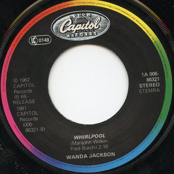 Wanda Jackson : Santo Domingo / Whirlpool (7", Single)