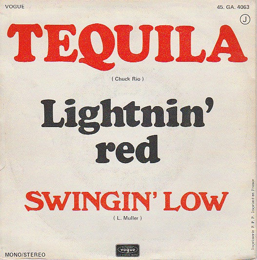 Lightnin' Red : Tequila (7")