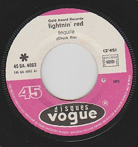 Lightnin' Red : Tequila (7")