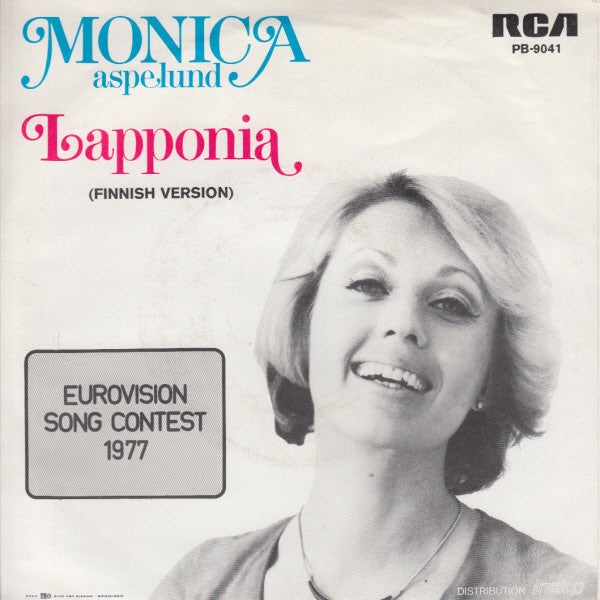 Monica Aspelund : Lapponia (Finnish Version) (7", Single)