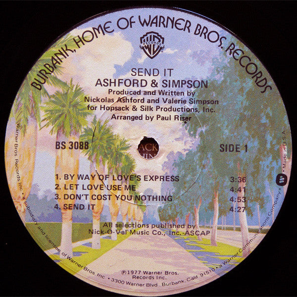 Ashford & Simpson : Send It (LP, Album, Win)