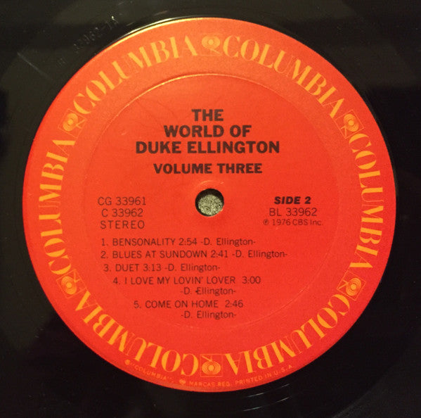 Duke Ellington : The World Of Duke Ellington Volume 3 (2xLP, Comp)