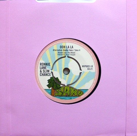 Ronnie Lane & Slim Chance : Anniversary (7", Single, Ltd, 4-P)