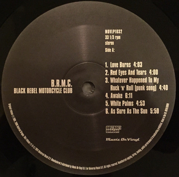 Black Rebel Motorcycle Club : B.R.M.C. (LP, Album + LP, S/Sided, Etch + Ltd, 180)