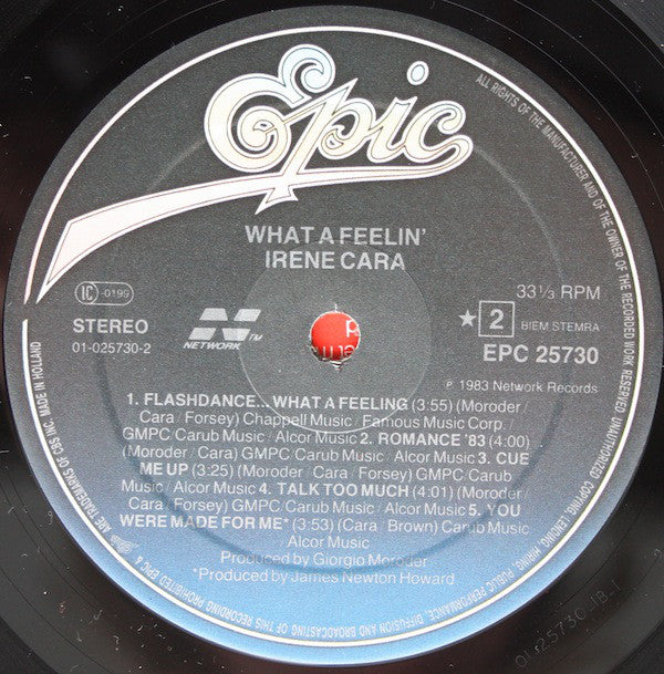 Irene Cara : What A Feelin' (LP, Album)