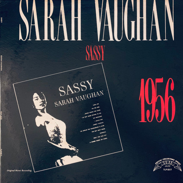 Sarah Vaughan : Sassy (LP, Album, Mono, RE)