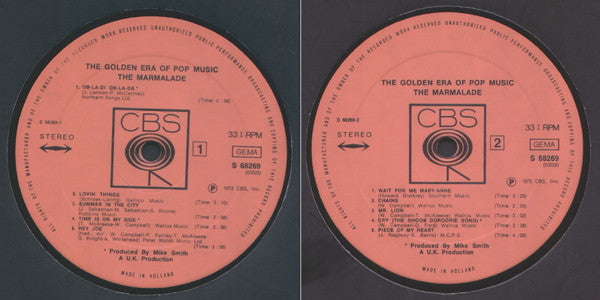 The Marmalade : The Golden Era Of Pop Music (2xLP, Comp)