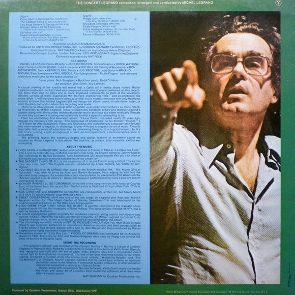 Michel Legrand : The Concert Legrand (LP, Album)