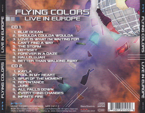 Flying Colors : Live In Europe (2xCD, Album)