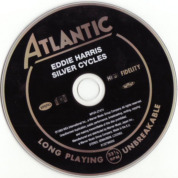 Eddie Harris : Silver Cycles (CD, Album, RE, RM)