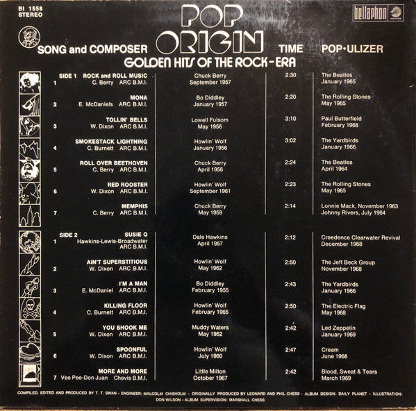 Various : Pop Origins (LP, Album, Comp)