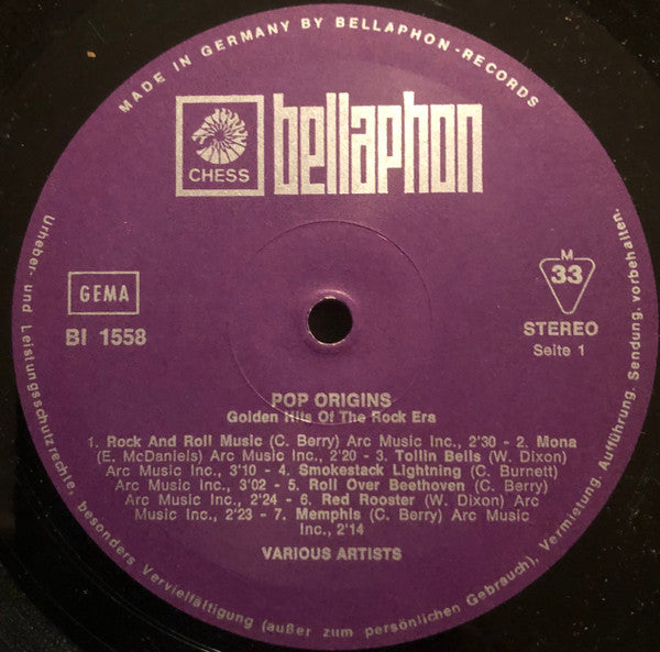 Various : Pop Origins (LP, Album, Comp)