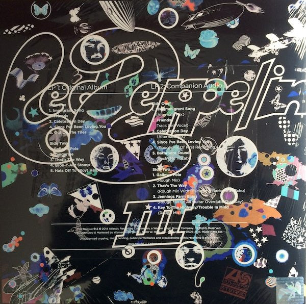 Led Zeppelin : Led Zeppelin III (LP, Album, RM, 180 + LP, Album, 180 + Dlx, Tri)